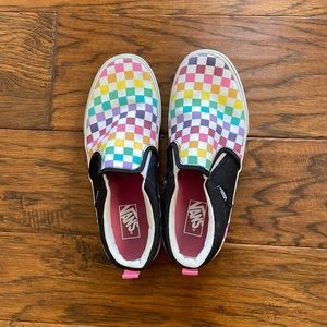 Rainbow Vans, size 5